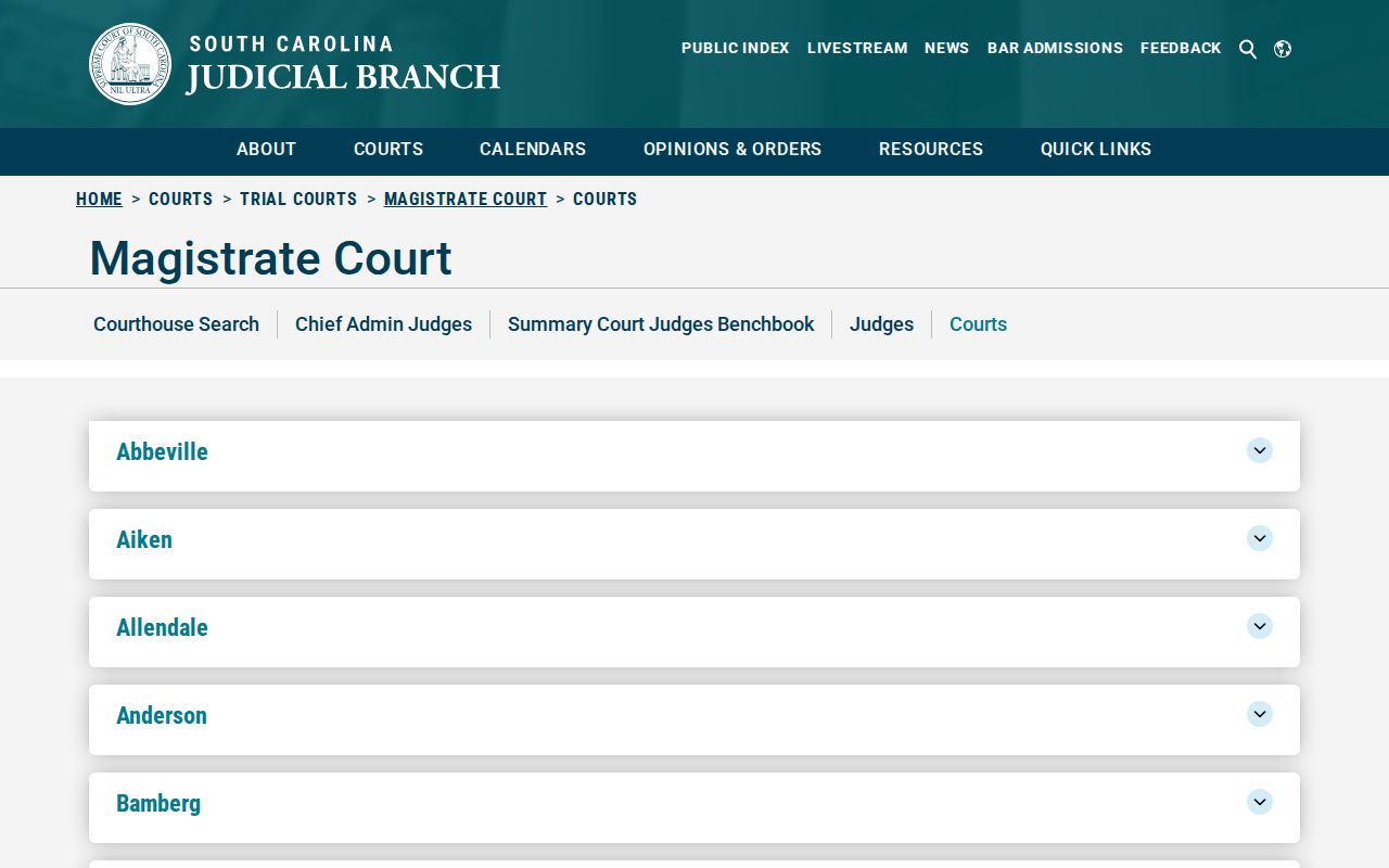 Barnwell County arrest warrant summary court records