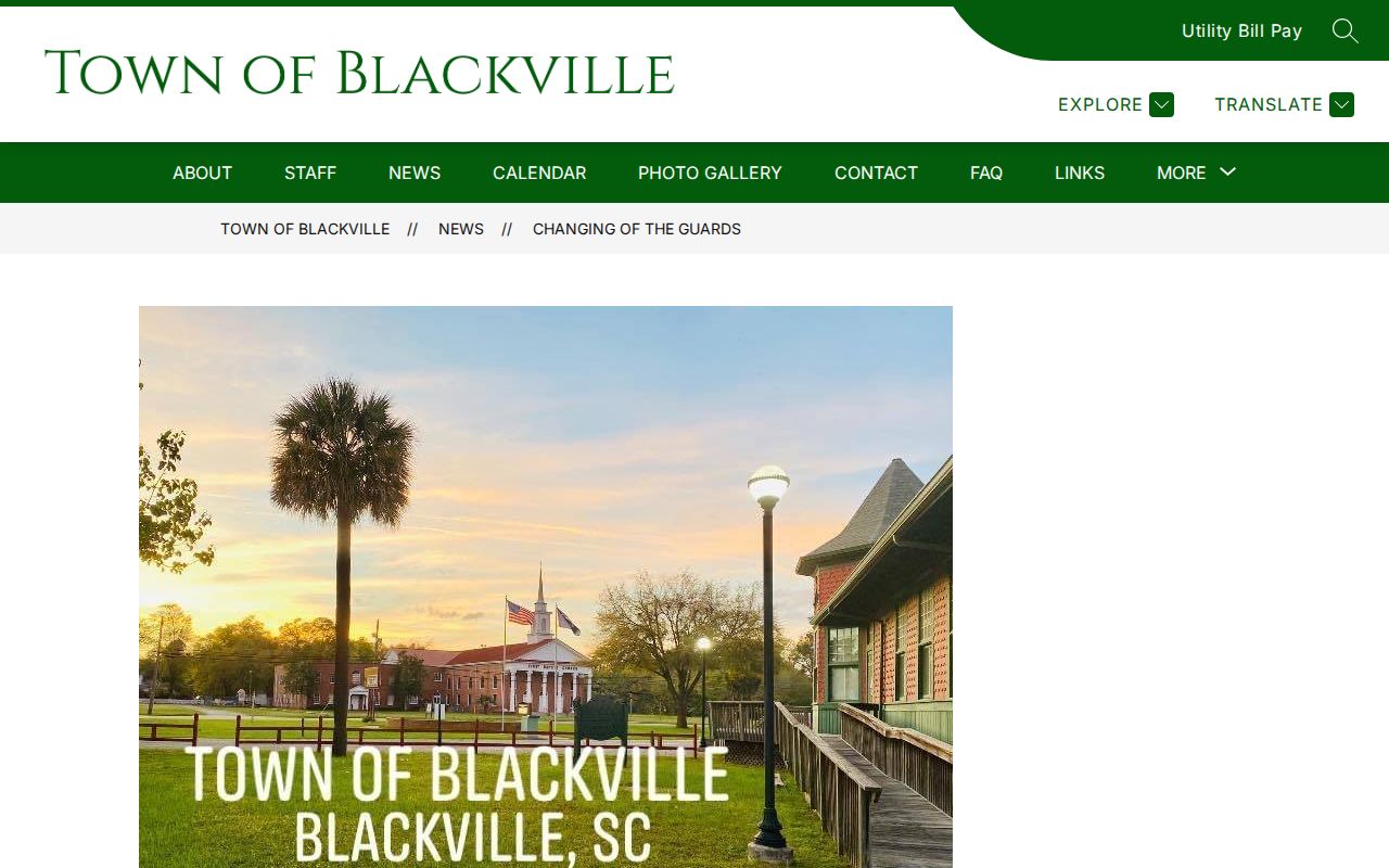 Blackville warrant records police department update